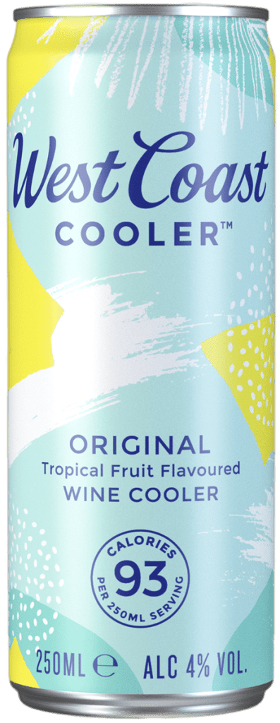 A can of West Coast Cooler Original